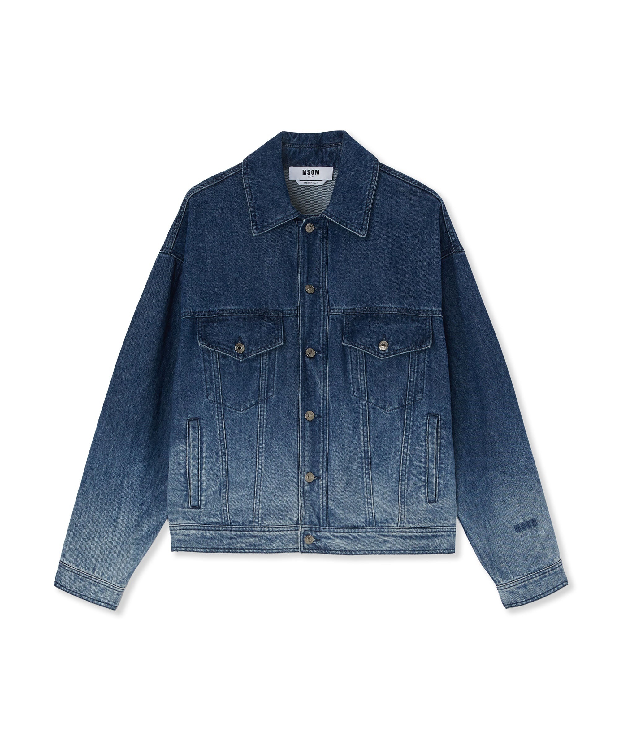 Feded denim treatment jacket - 1