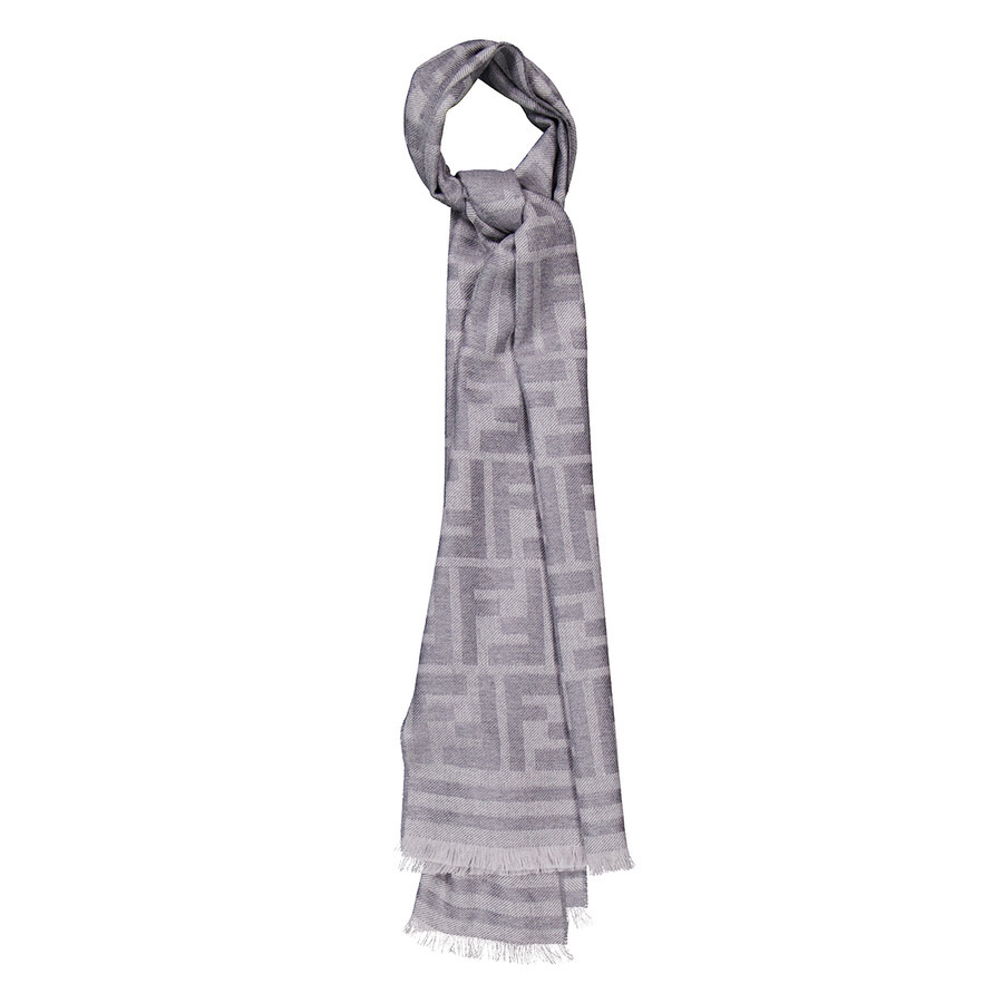Fendi Rectangular Wool Scarf - 6