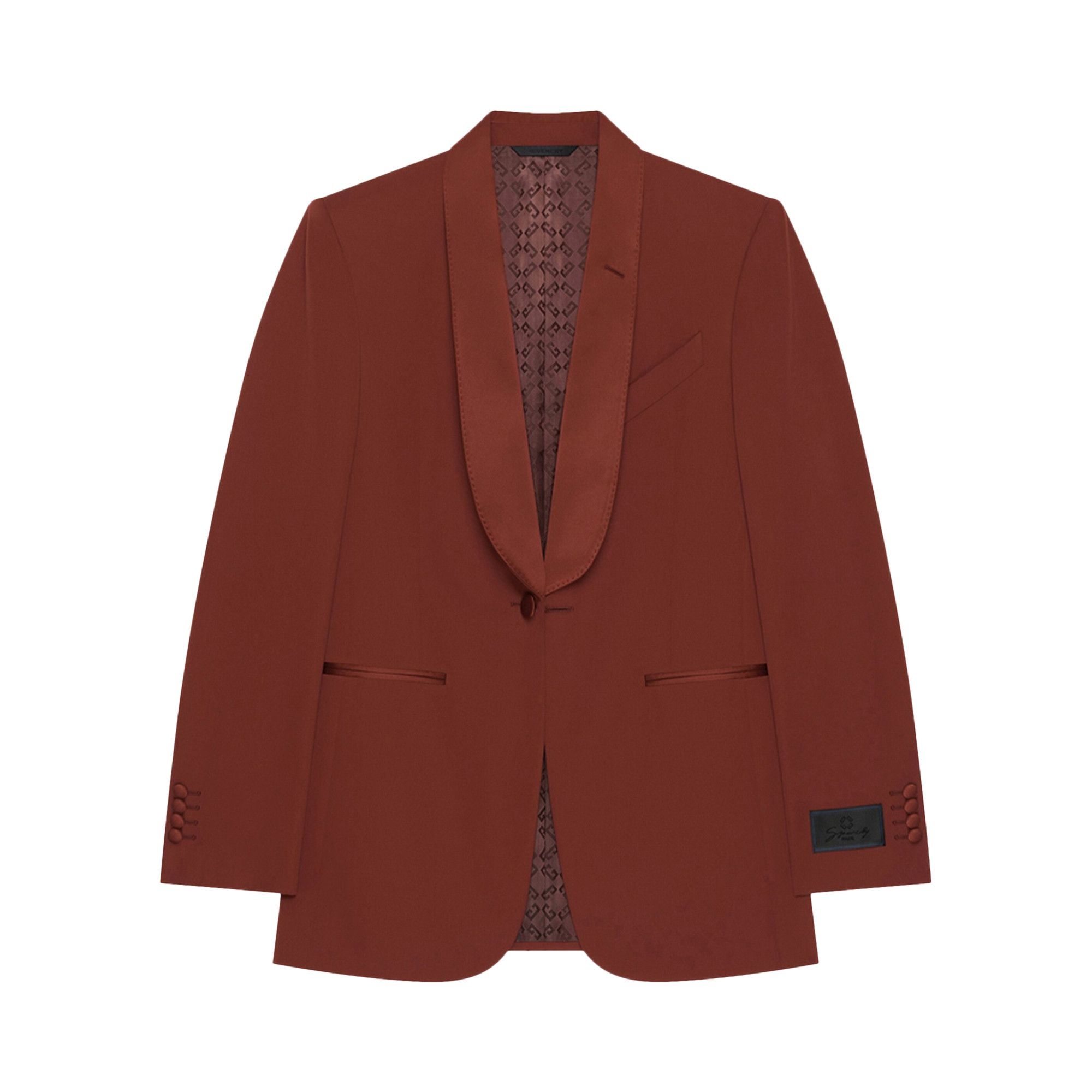 Givenchy SB Shawl Jacket 'Dark Rust' - 1