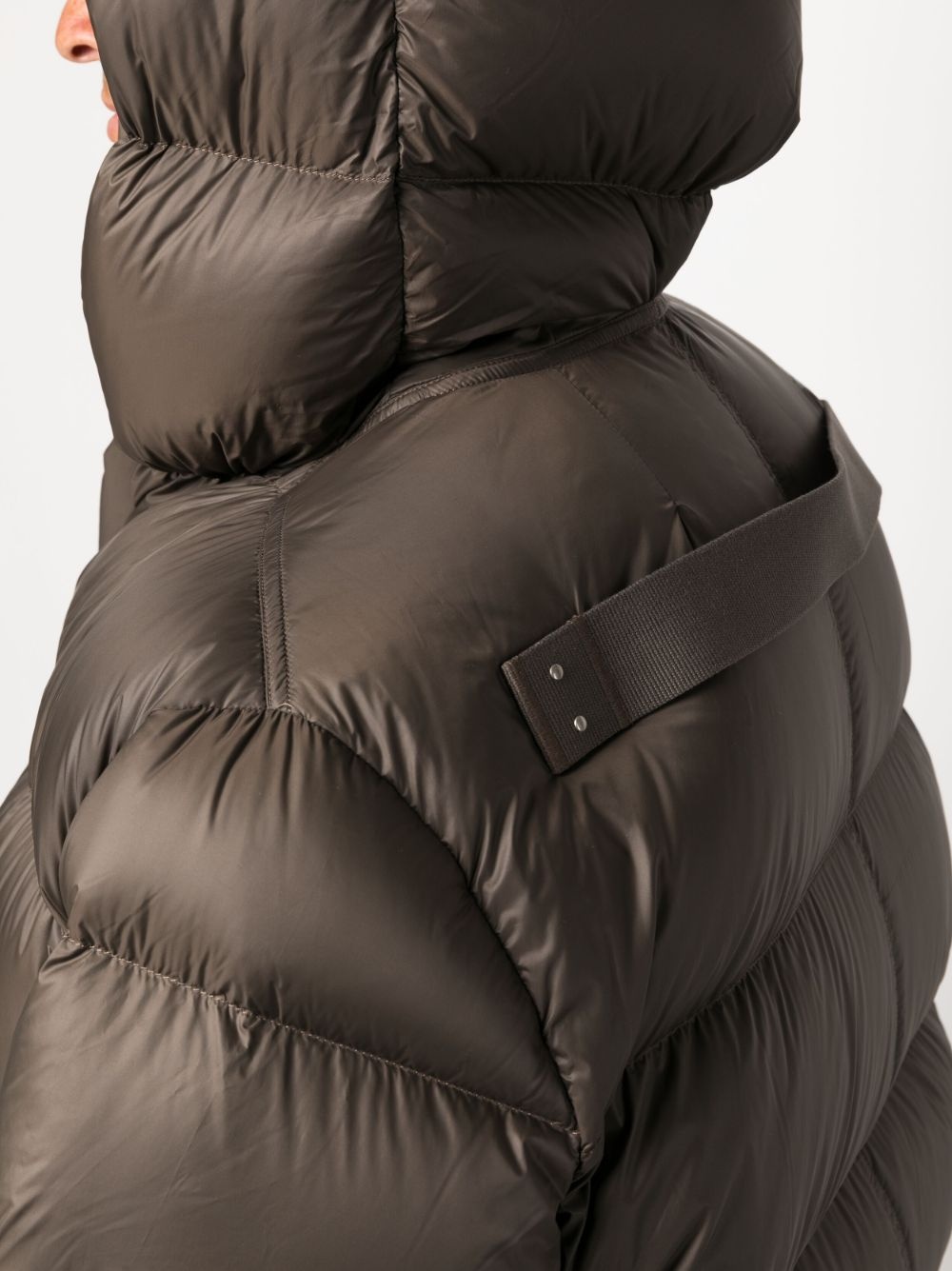 oversized hooded padded coat - 5