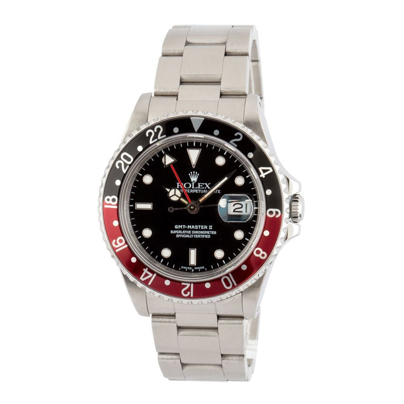 Rolex GMT-Master II Ref 16710 Red & Black Coke - 2
