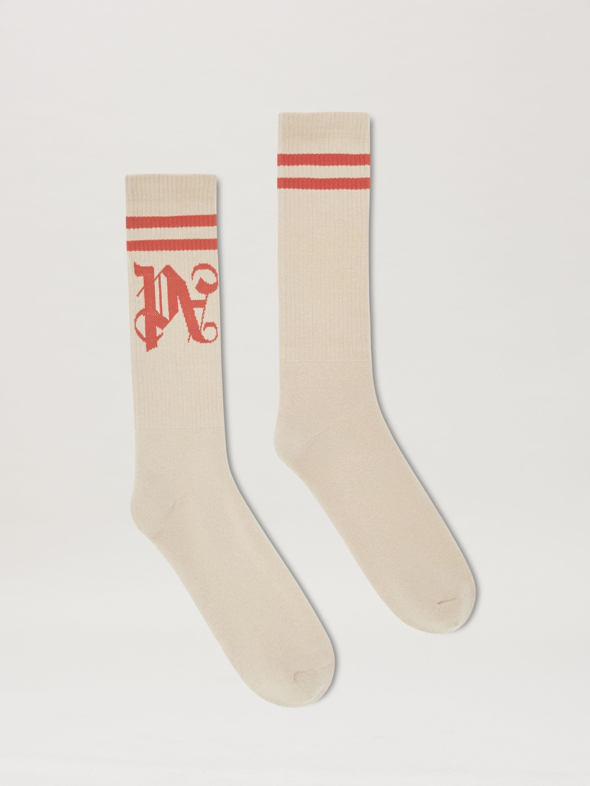 Monogram Striped Socks - 1