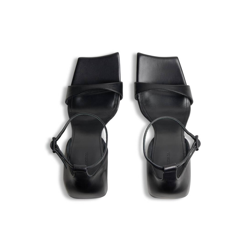 Women's Hourglass 100mm Sandal in Black 6