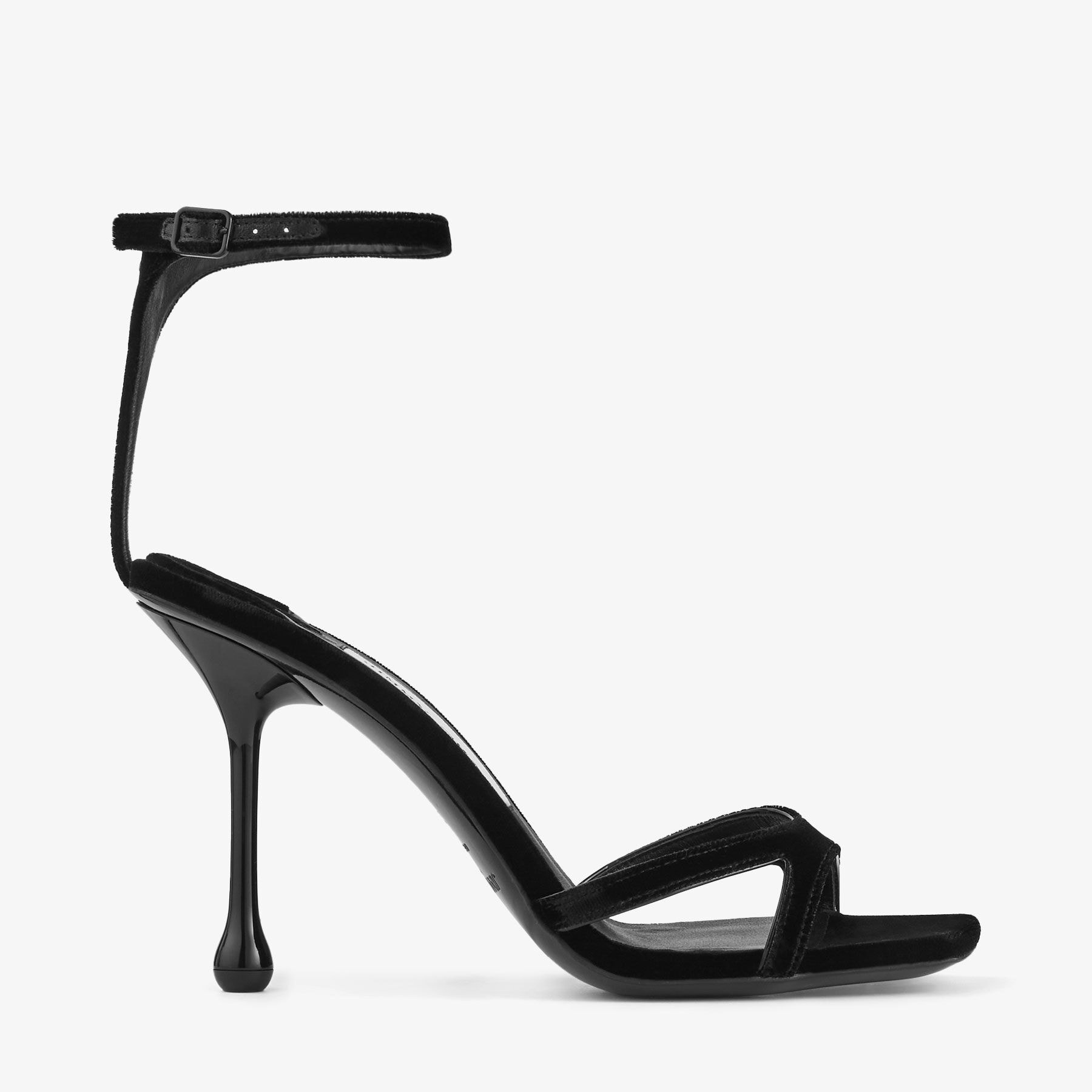 Ixia Sandal 95
Black Velvet Sandals - 1