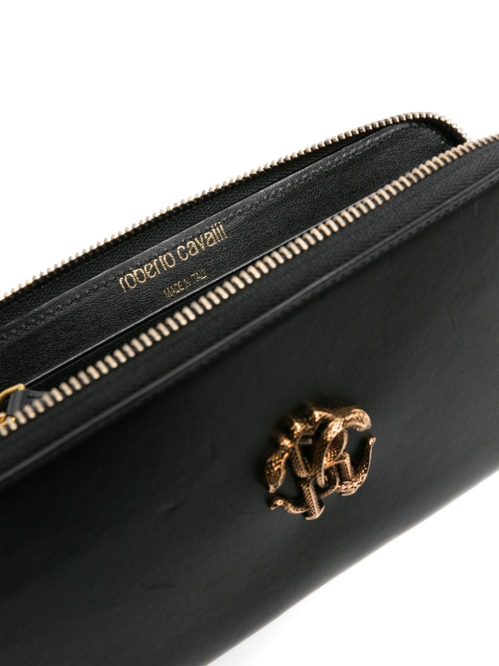 monogram-plaque leather wallet - 3