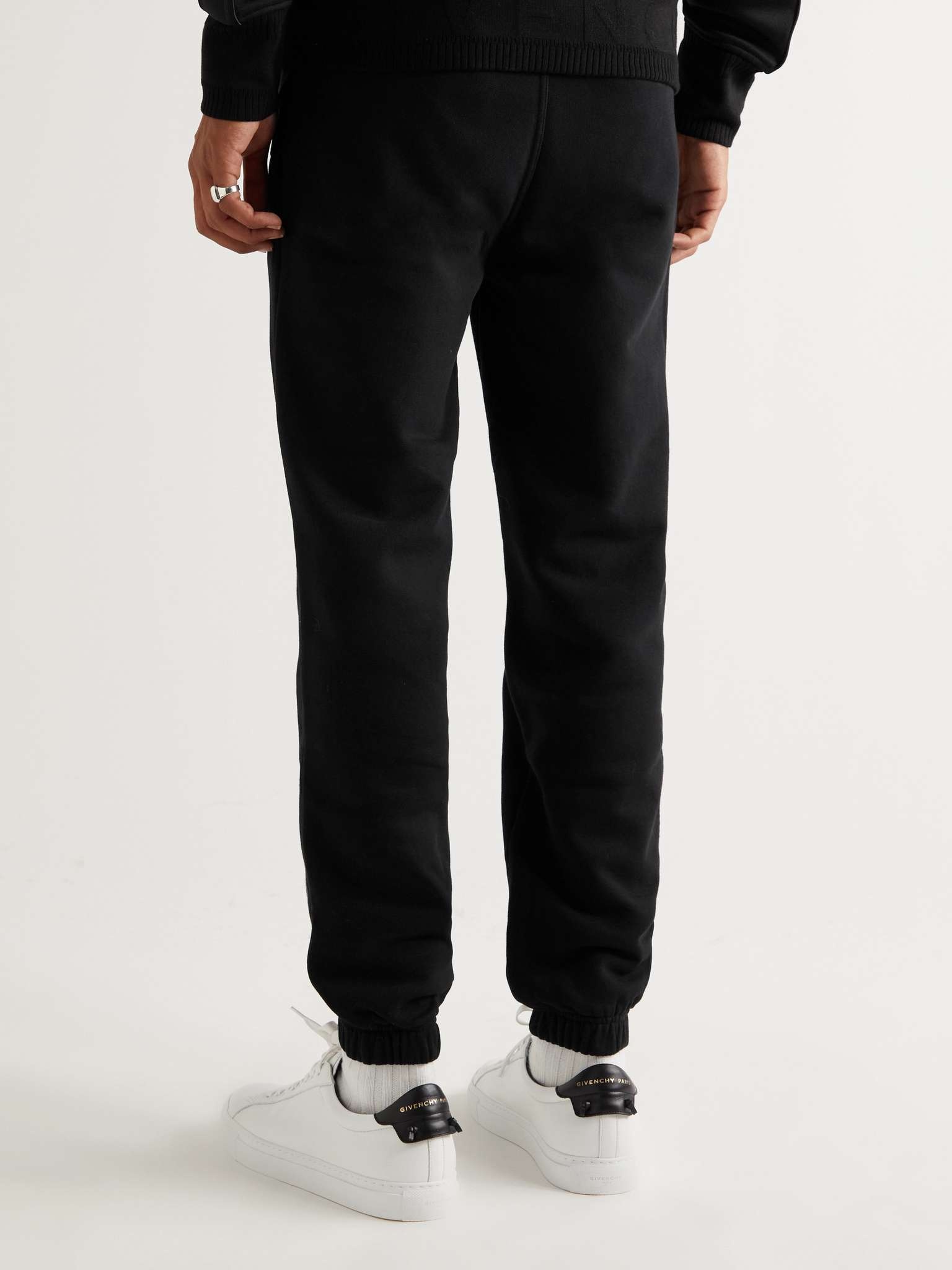 Tapered Printed Cotton-Jersey Sweatpants - 4