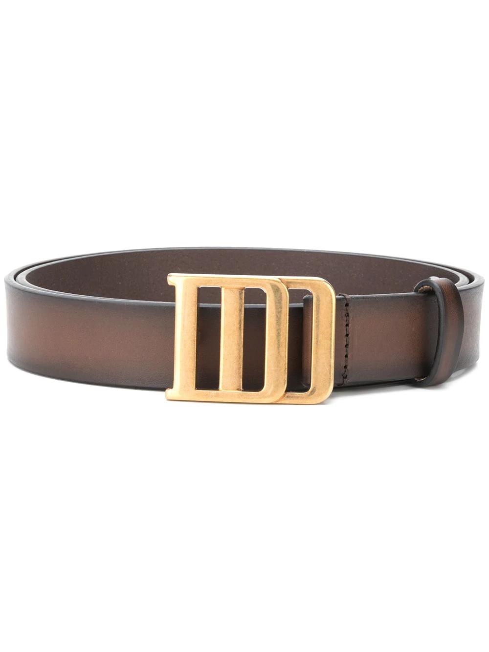 logo buckle belt - 1