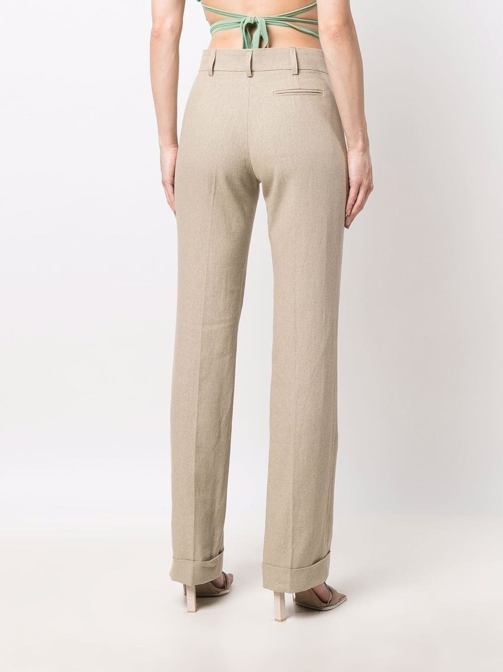 flared-leg trousers - 4