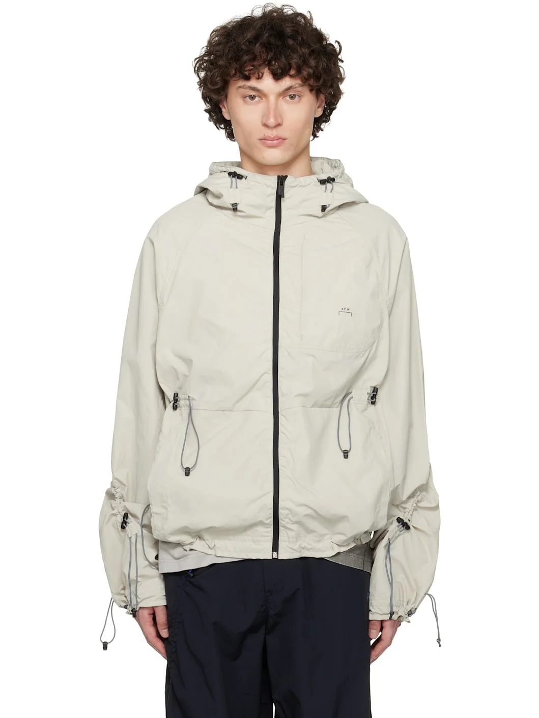 Beige Balfron Windbreaker Jacket - 1