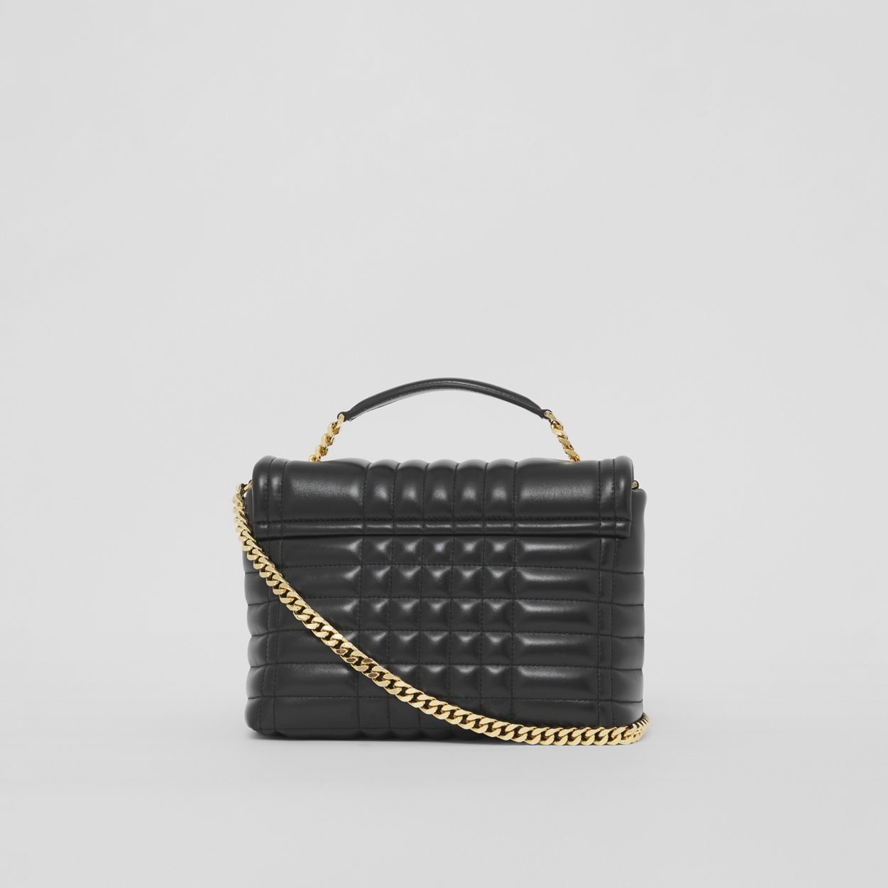 Small Quilted Lambskin Lola Satchel - 7