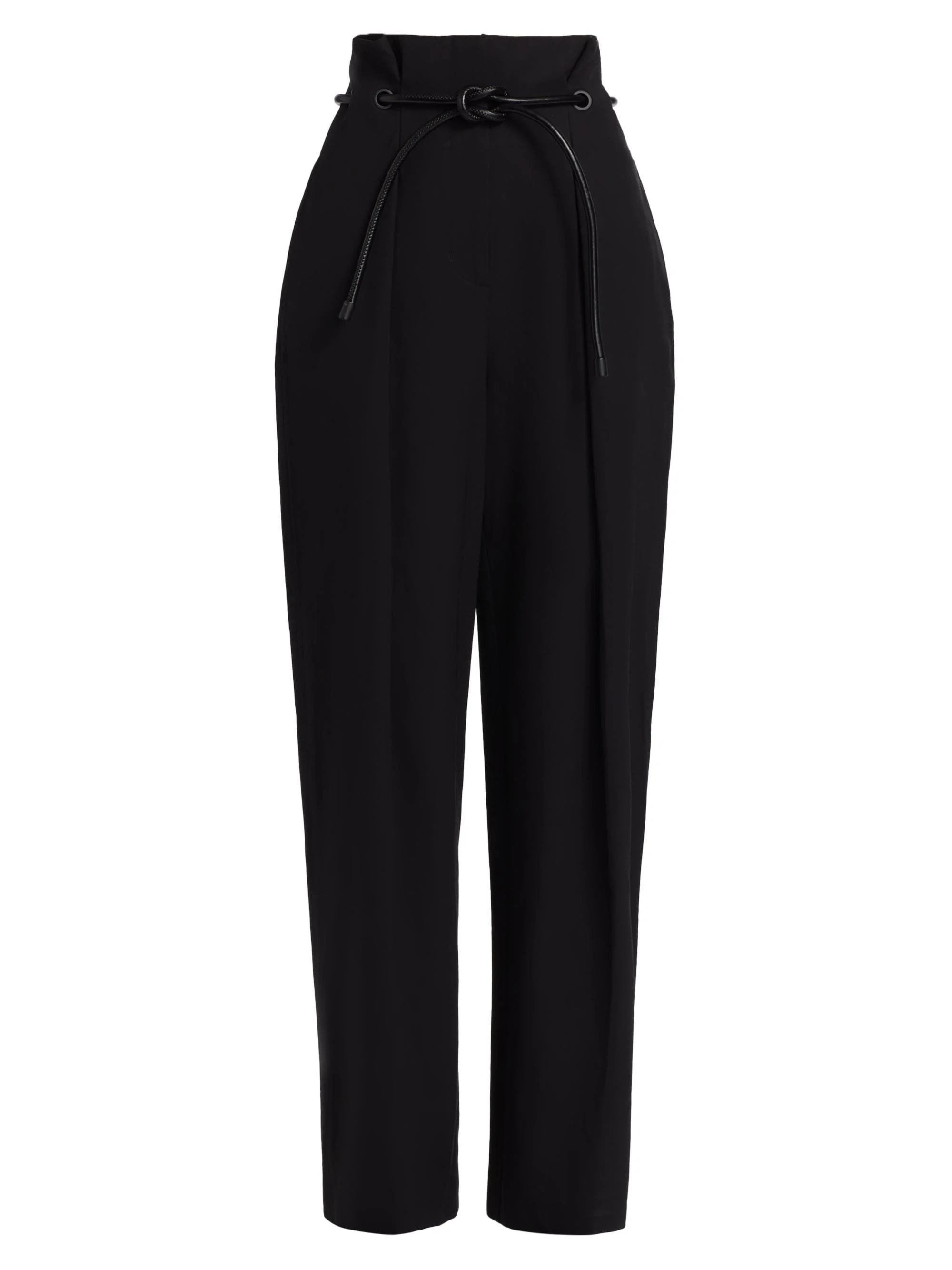 Women's Origami Wide-Leg Pants - Black - 1