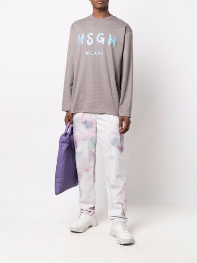 MSGM logo-print cotton T-Shirt outlook