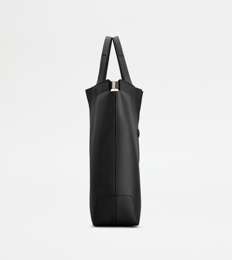 TOD'S DI BAG FOLIO IN LEATHER MEDIUM - BLACK 2