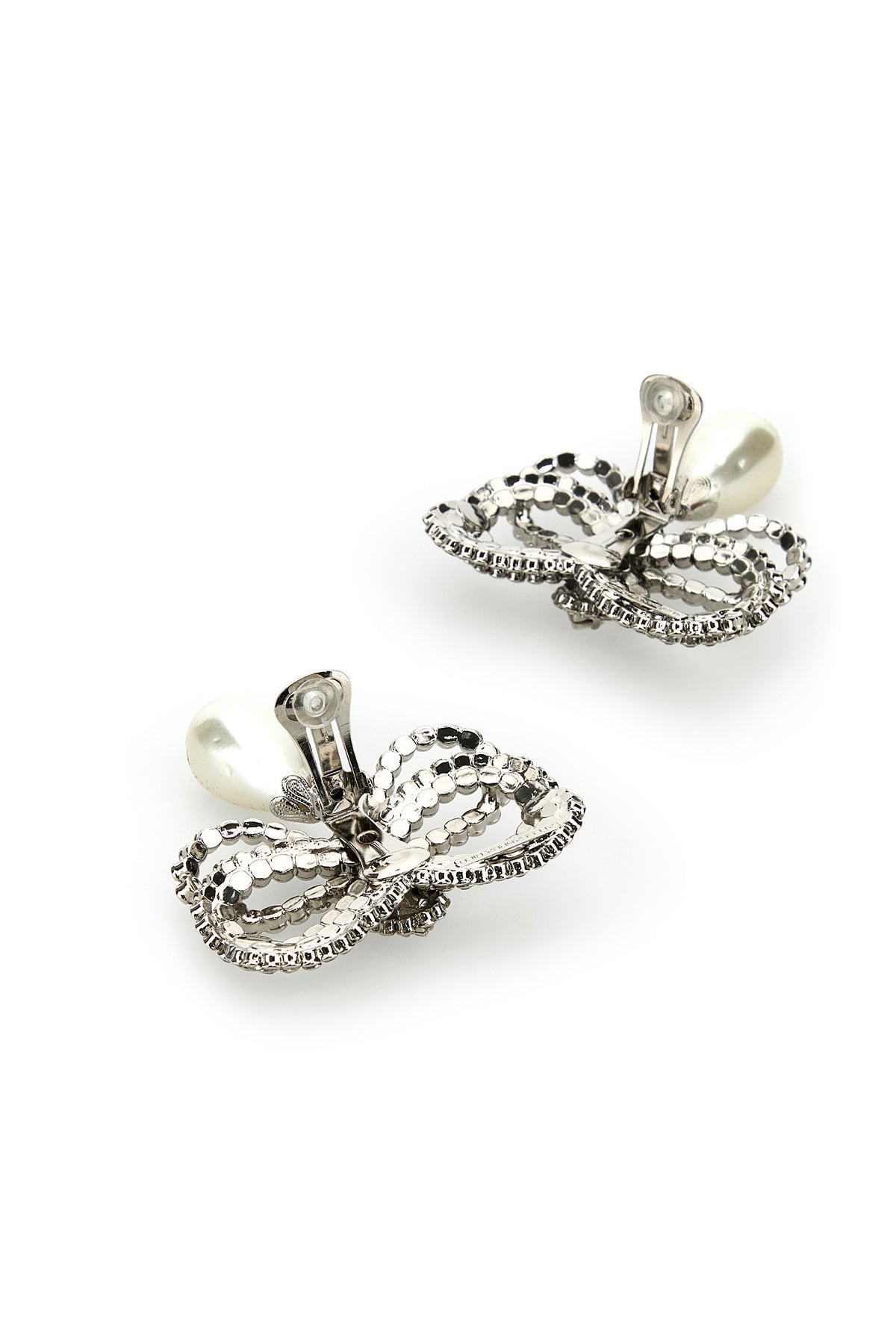 Embellished metal earrings - 3