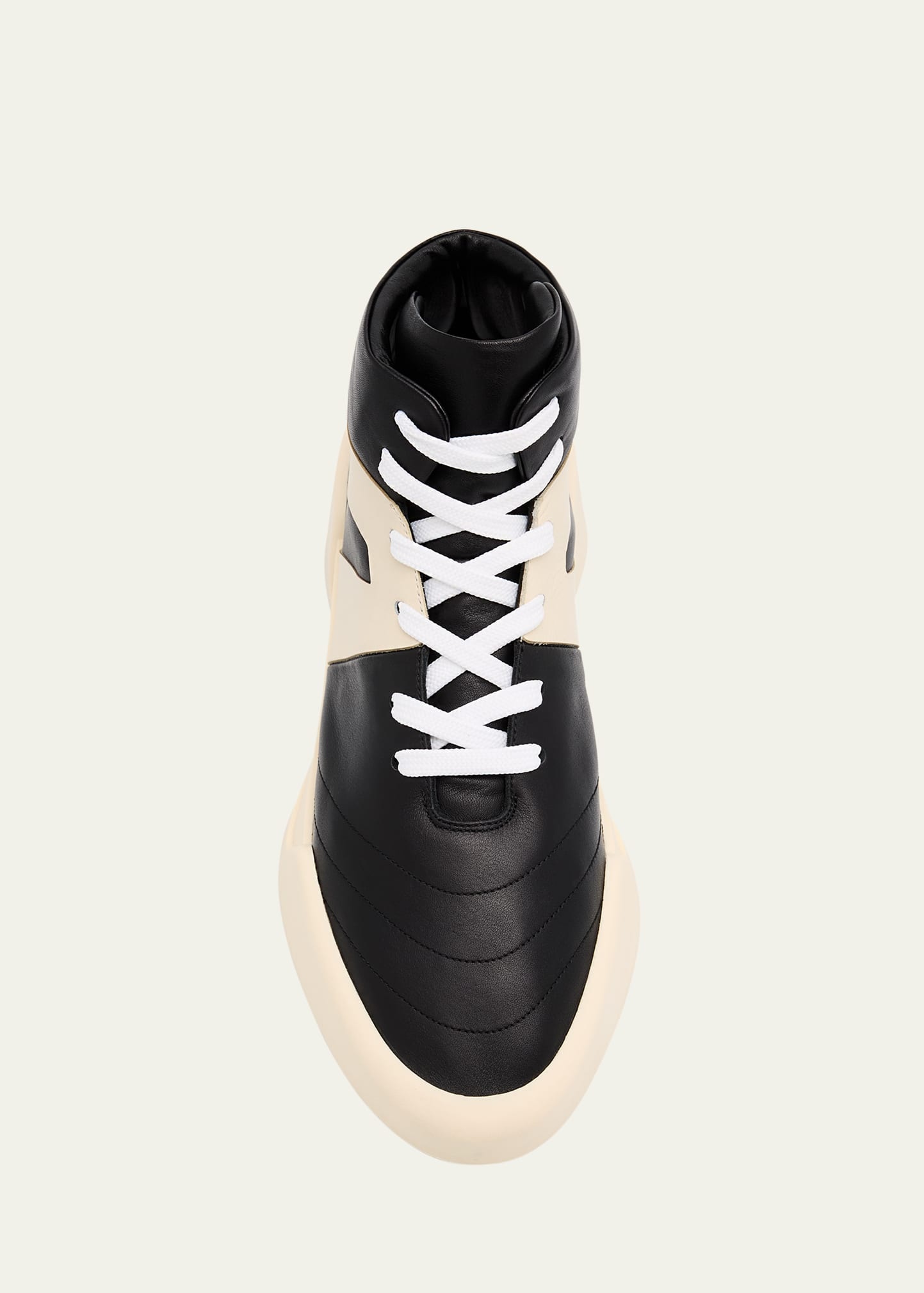 Men's Basketball Leather High-Top Sneakers - 5