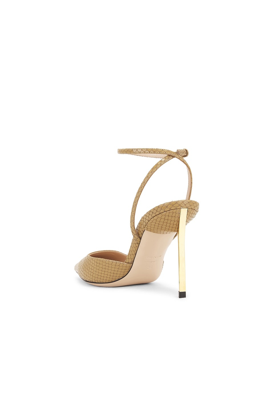 Glossy Stamped Python Slingback 85 Pump - 3