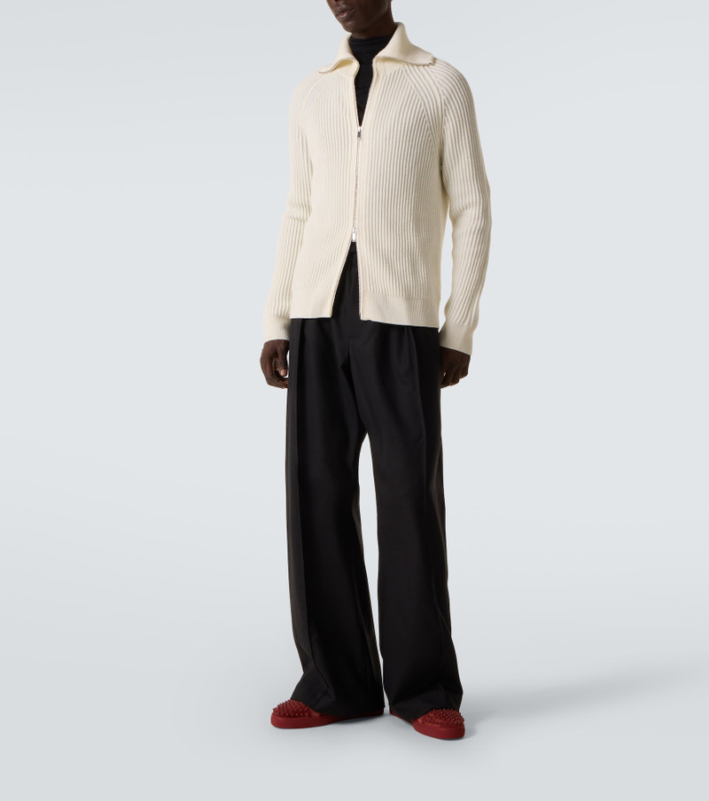 Christian Louboutin Louis Junior Spikes suede sneakers outlook
