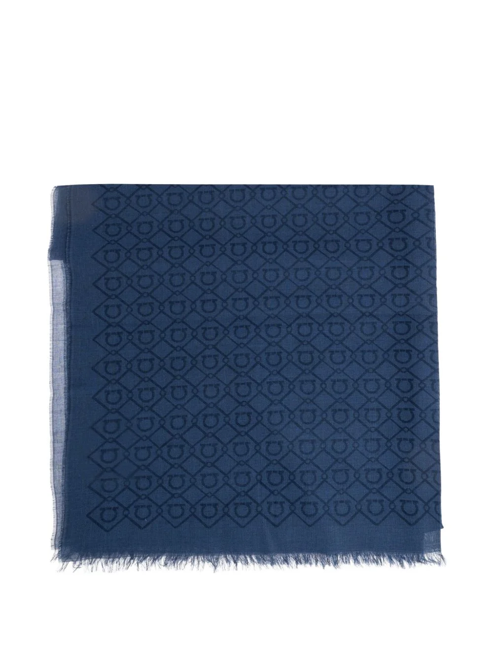 logo embellished stole scarve - 1