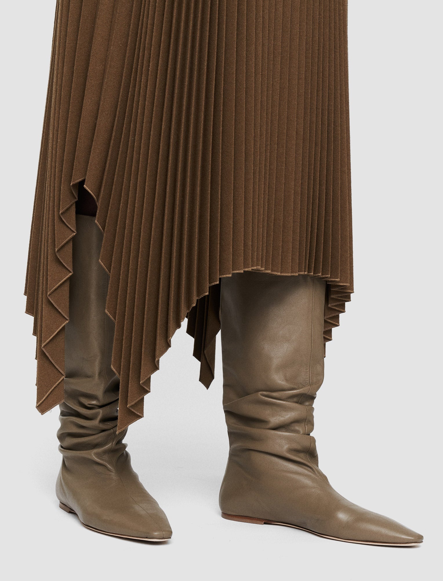 Pleated Flannel Ade Skirt - 5