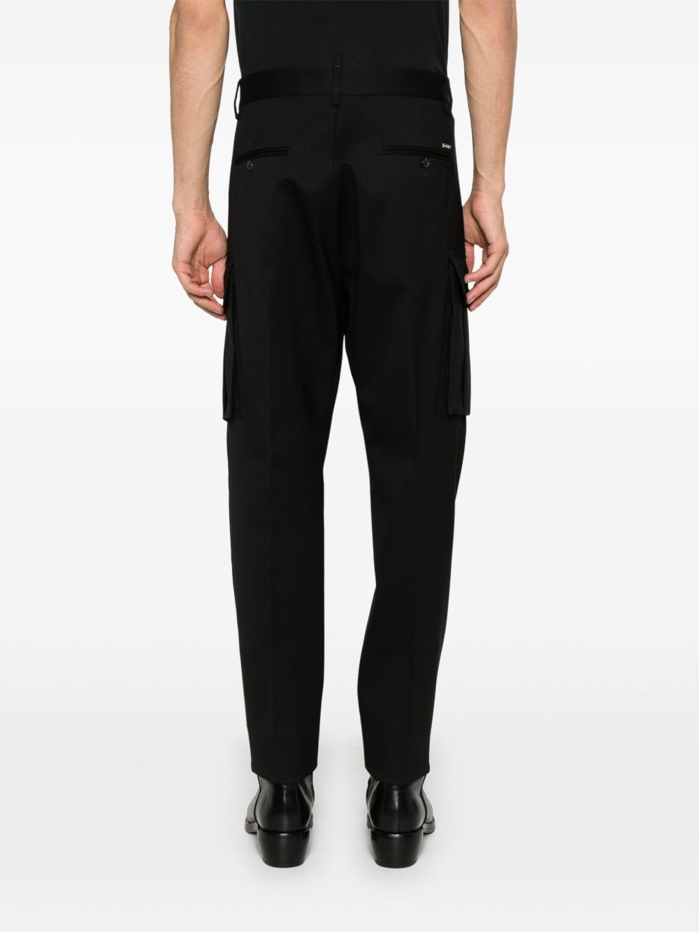 tapered cargo trousers - 4