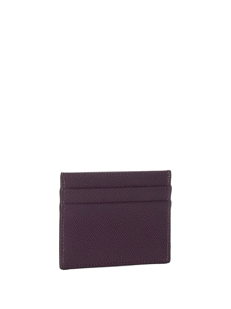 Dolce & Gabbana DAUPHINE CALFSKIN CARD HOLDER WITH BRANDED PLATE outlook