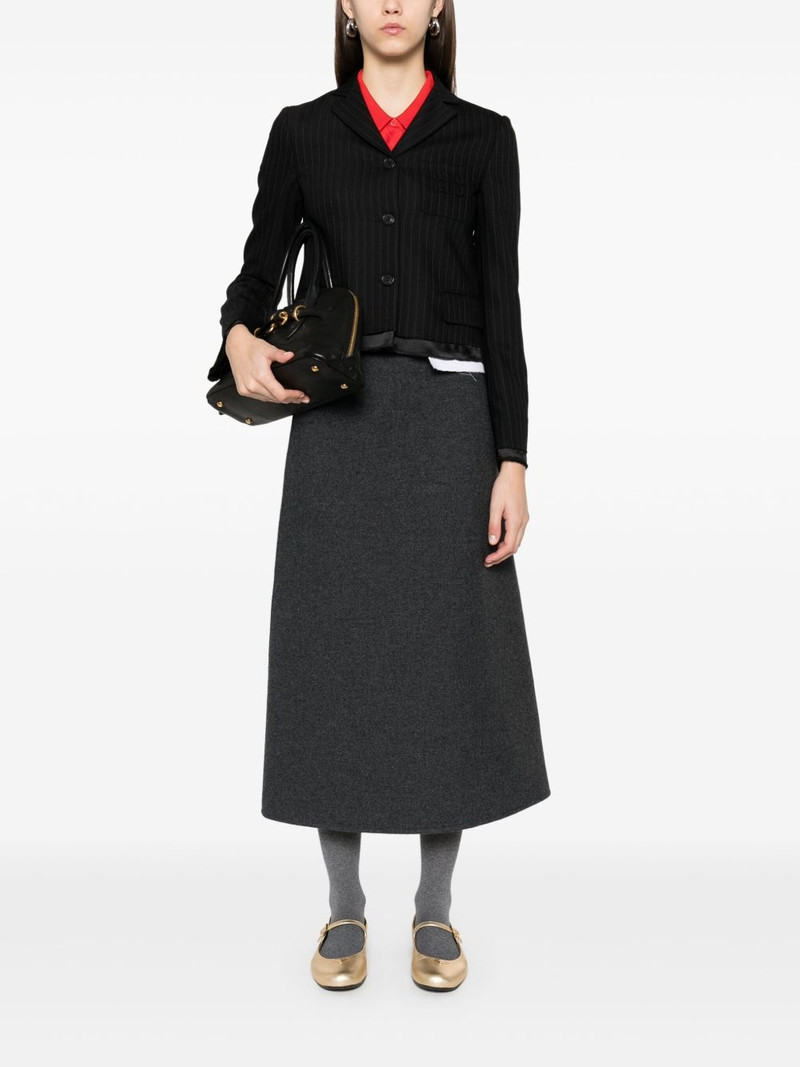 Miu Miu pinstriped jacket outlook