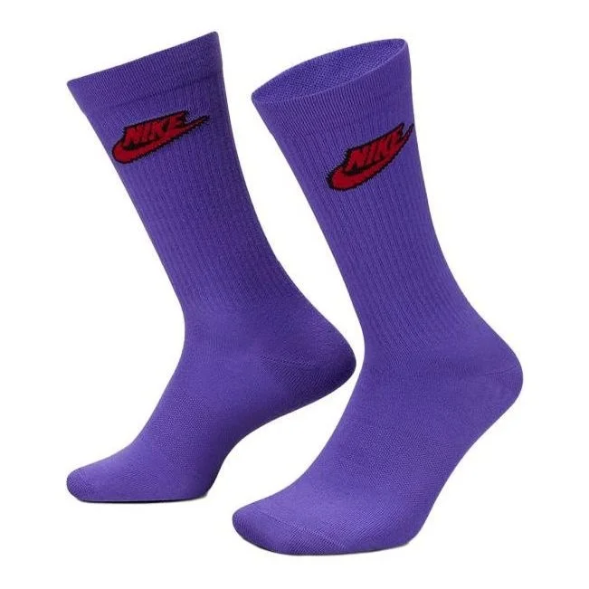 Nike Everyday Essential Crew Socks (2 Pairs) 'Purple' DH6152-903 - 1
