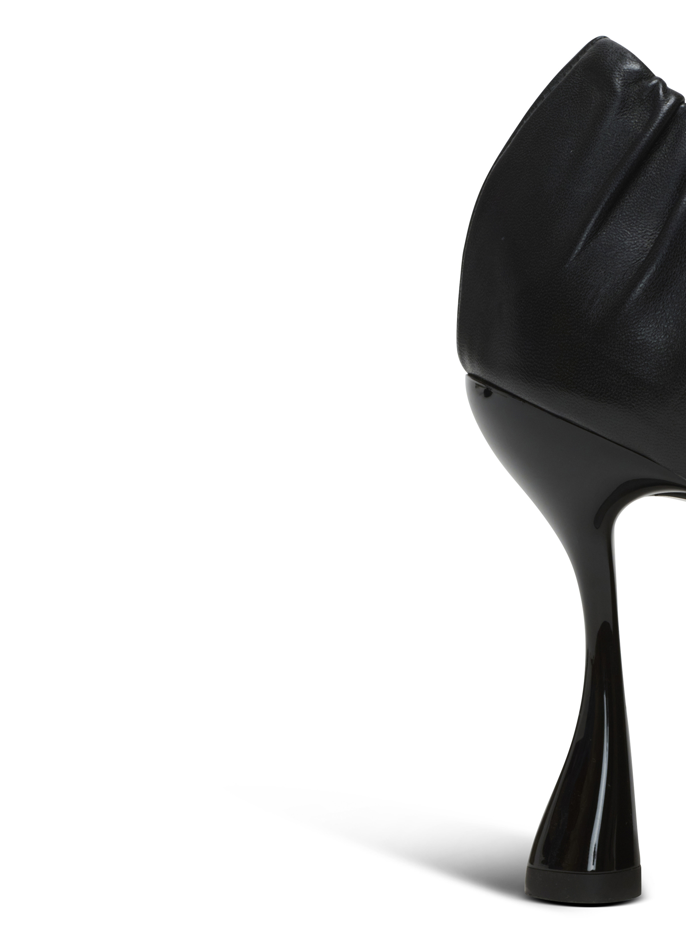 Balmain Eden pumps in gathered lambskin | REVERSIBLE