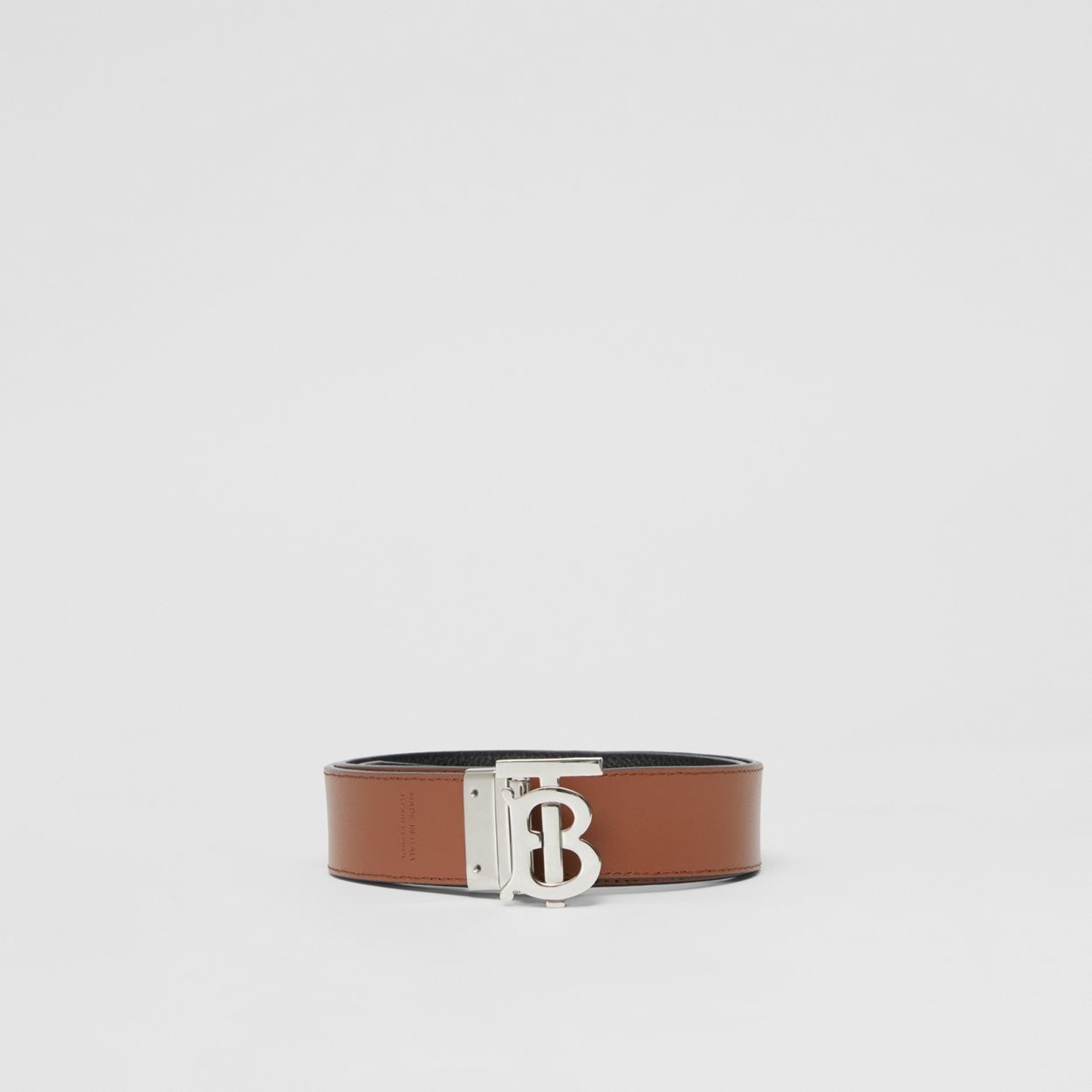 Reversible Monogram Motif Leather Belt - 7