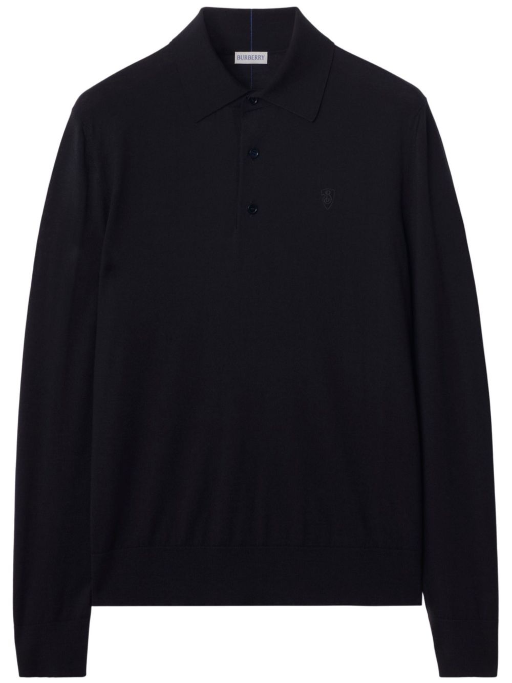 logo-embroidered polo shirt - 1