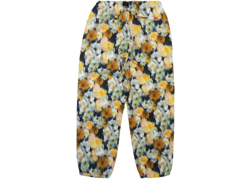 Supreme Supreme Liberty Floral Belted Pant Yellow outlook