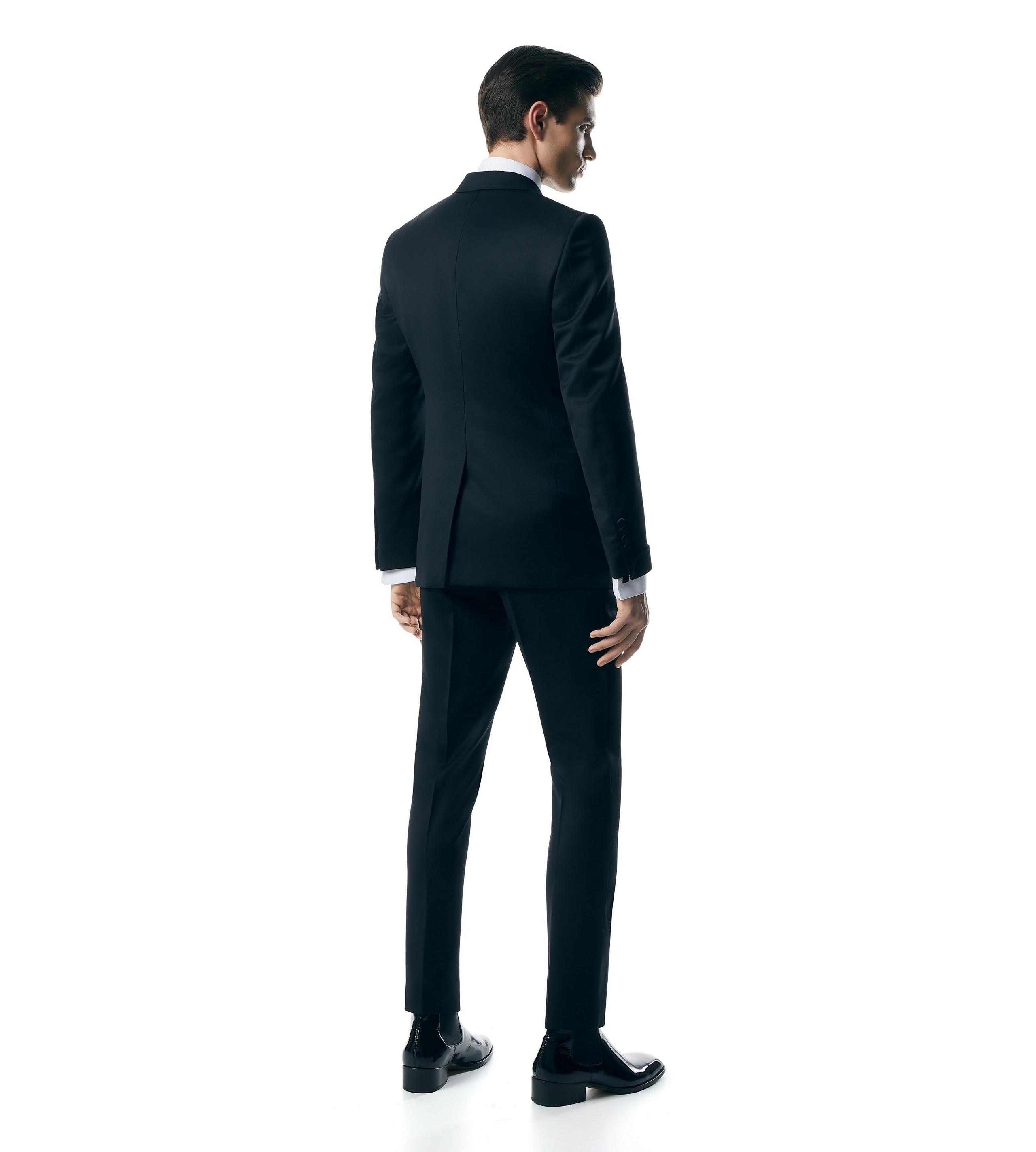 WOOL MOHAIR SHELTON TUXEDO - 3