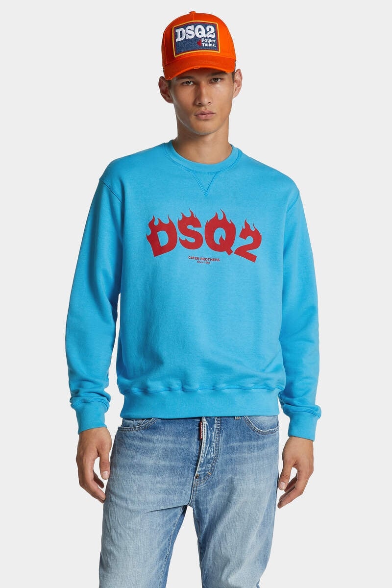 WASH COOL FIT CREWNECK BLAZING SWEATSHIRT - 3