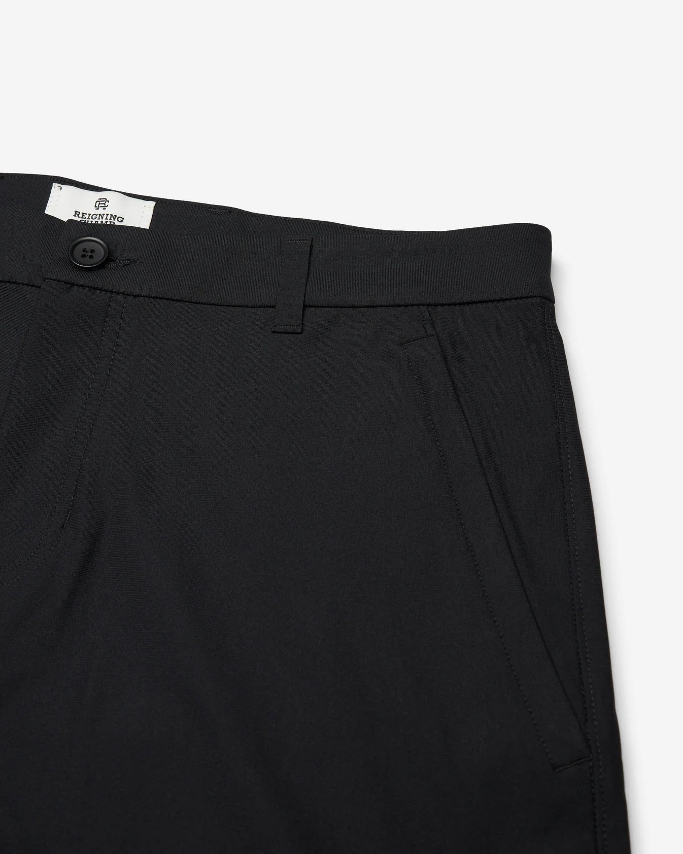 Stretch Warp Knit Coach's Standard Short 9" Black - 3