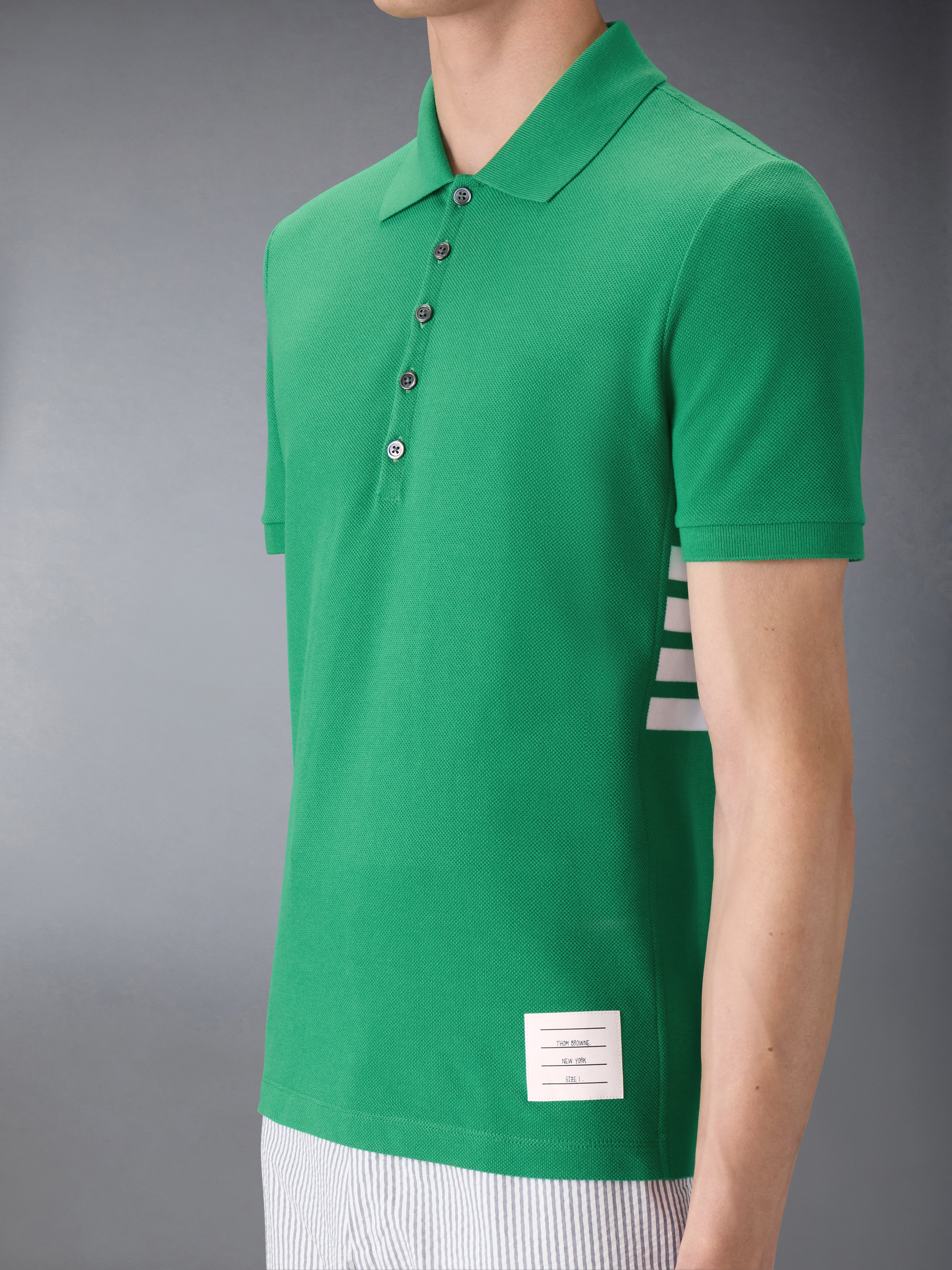 Classic Pique 4-Bar Short Sleeve Polo - 7