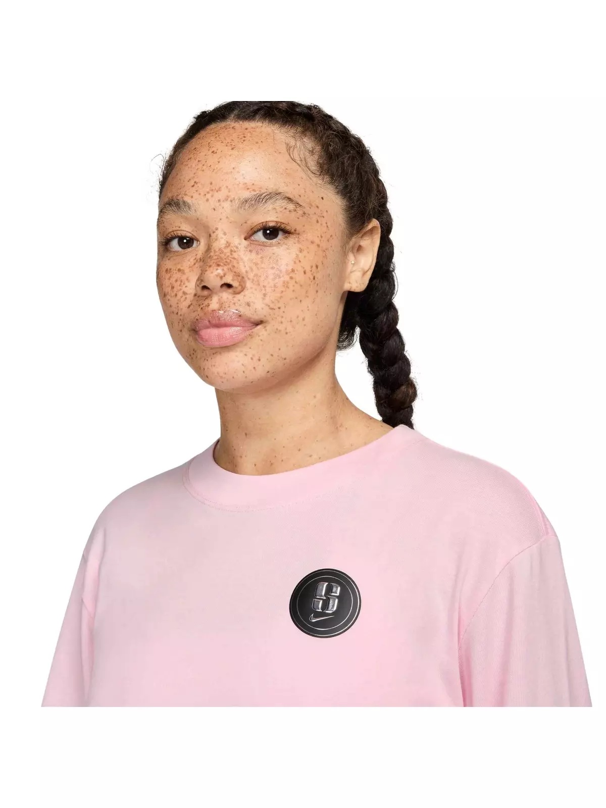 Women's Sabrina Long-Sleeve Basketball T-Shirt - Pink - 3