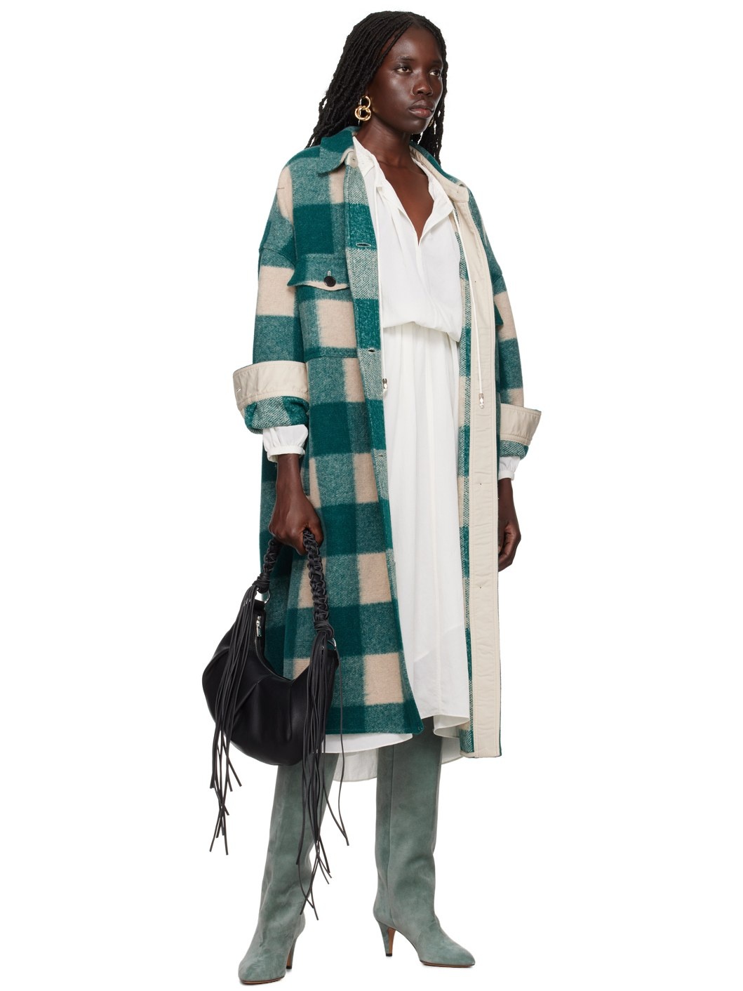 Off-White Lydia Midi Dress - 4