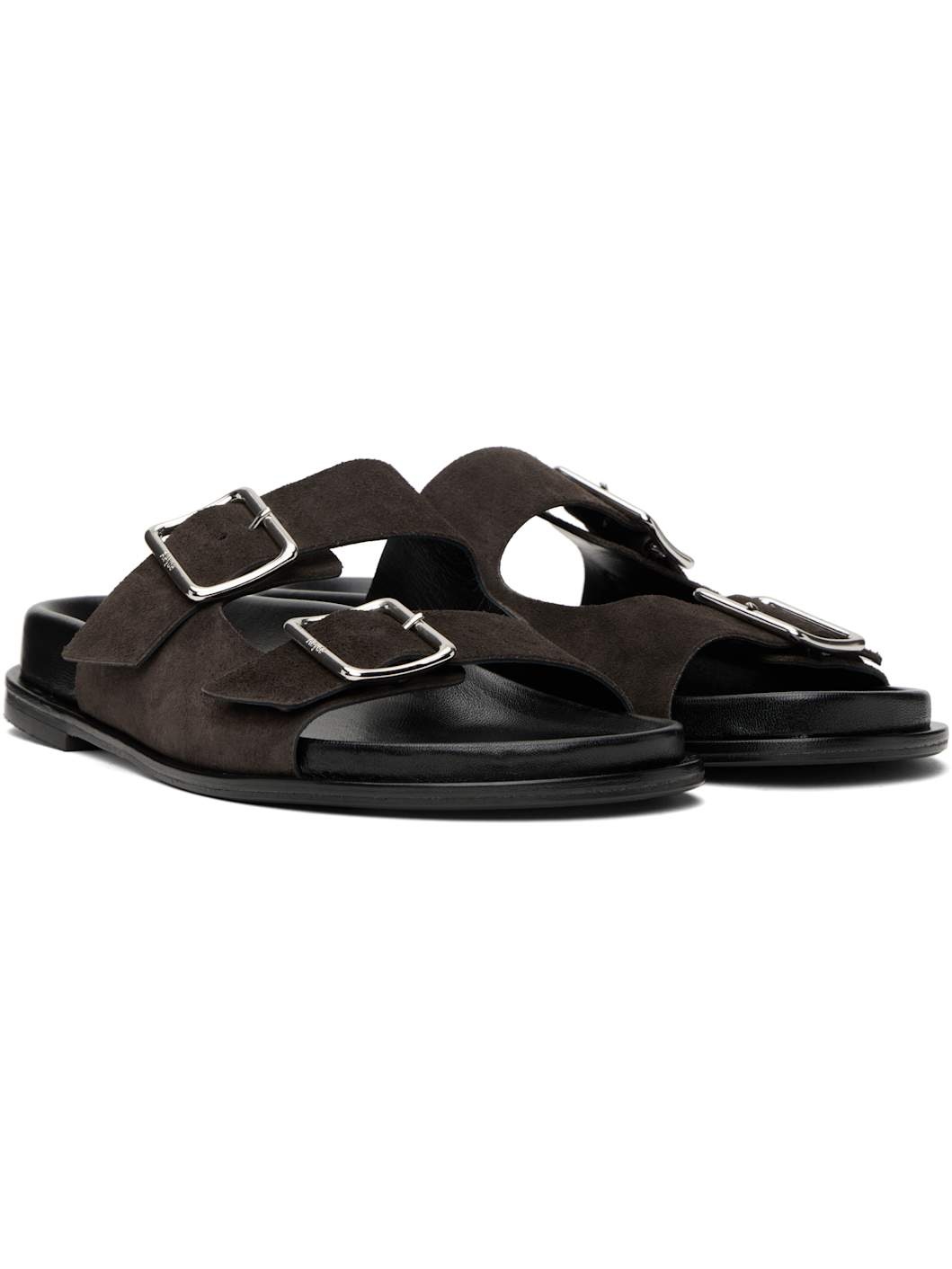 Brown Meena Leather Sandals - 4