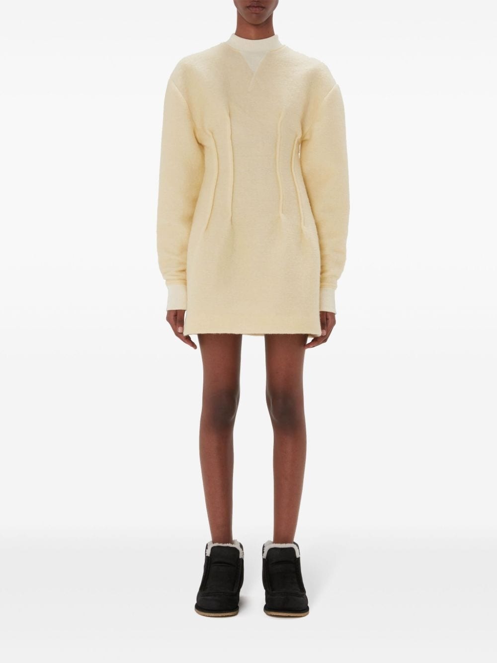 long-sleeve hourglass dress - 3