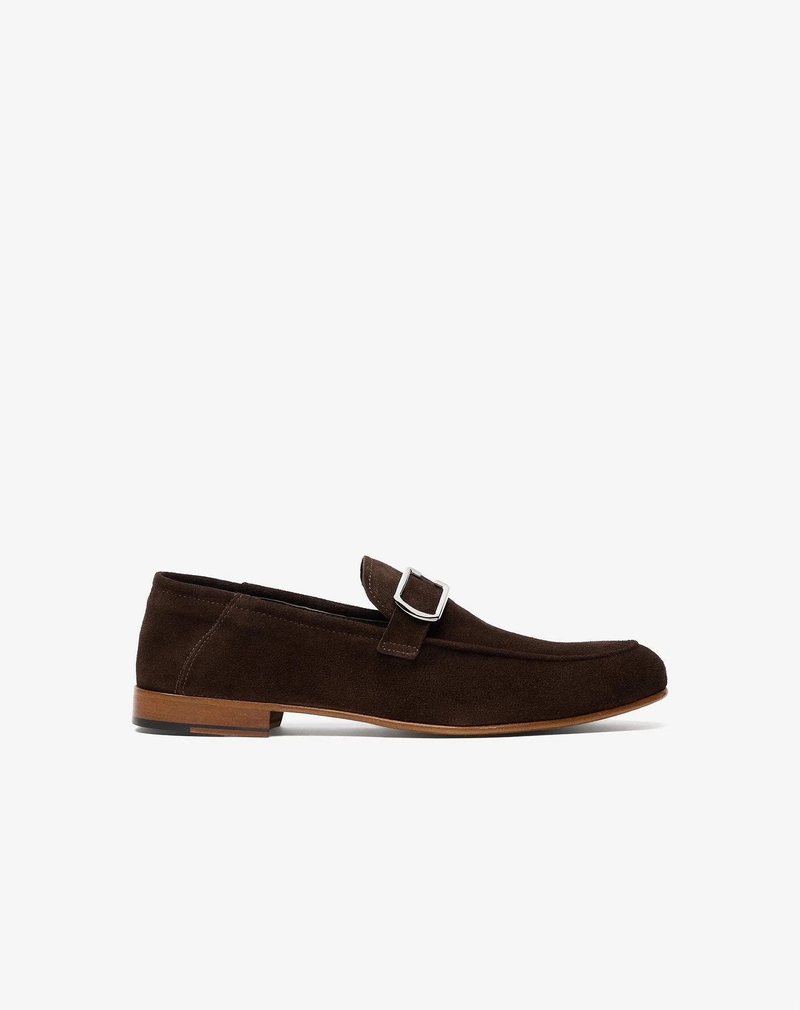 Brown suede loafers - 1