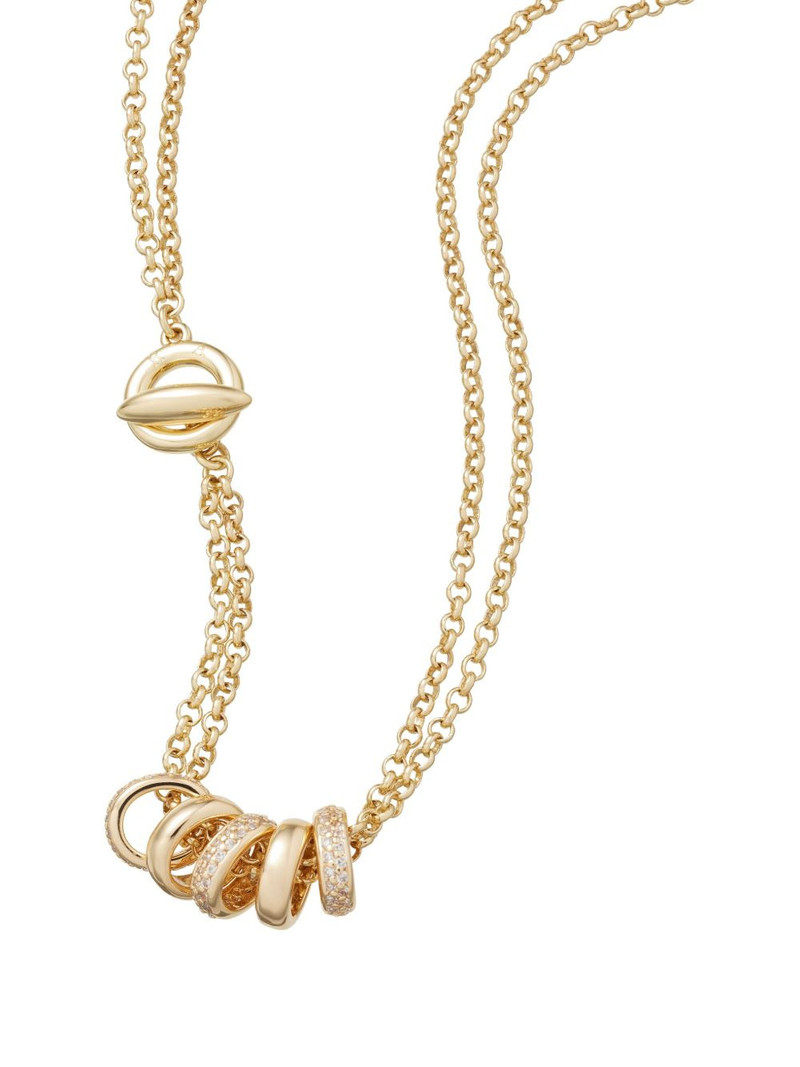 ROXANNE ASSOULIN pave slider necklace outlook
