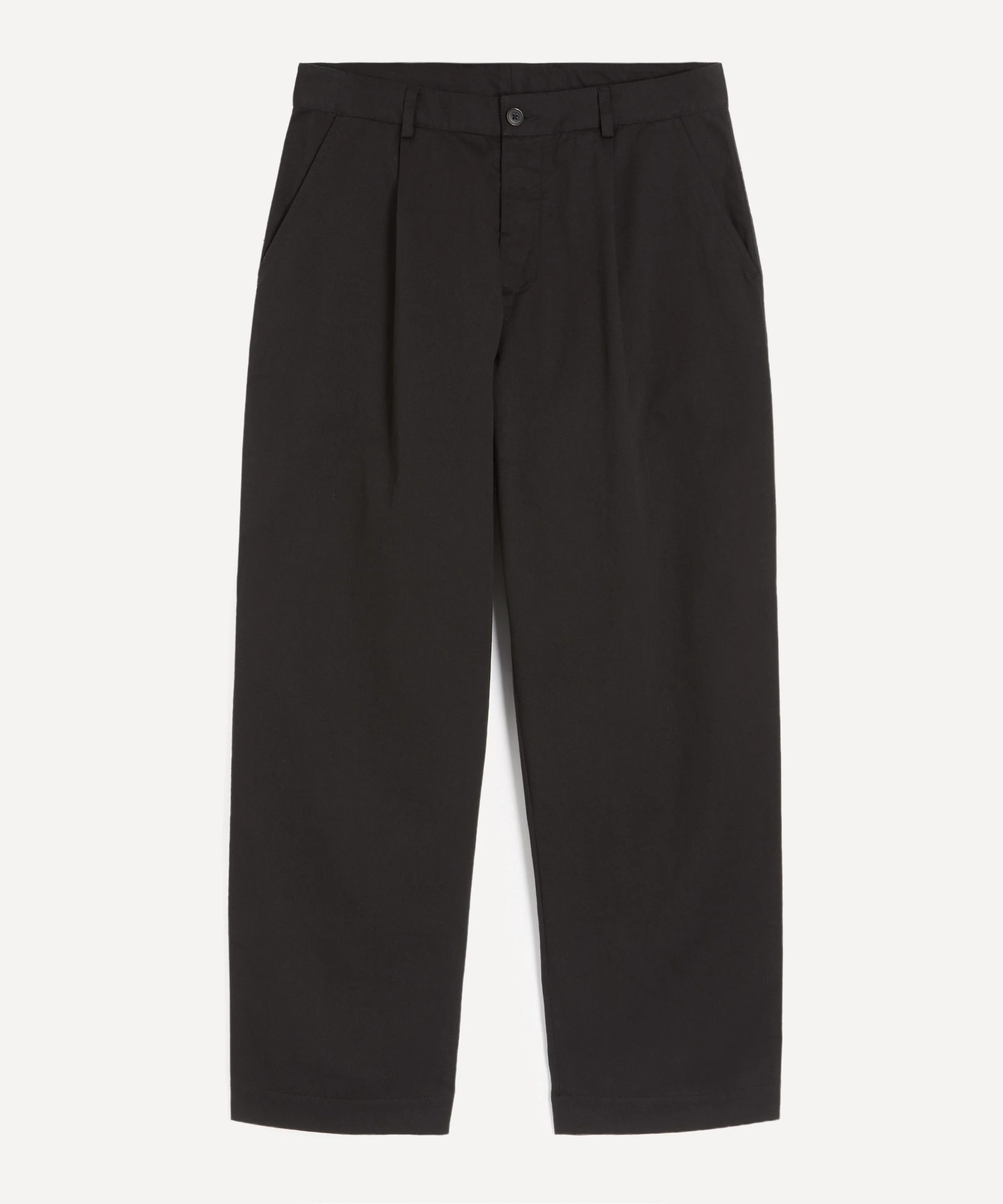 Duke Twill Wide-Leg Trousers - 1
