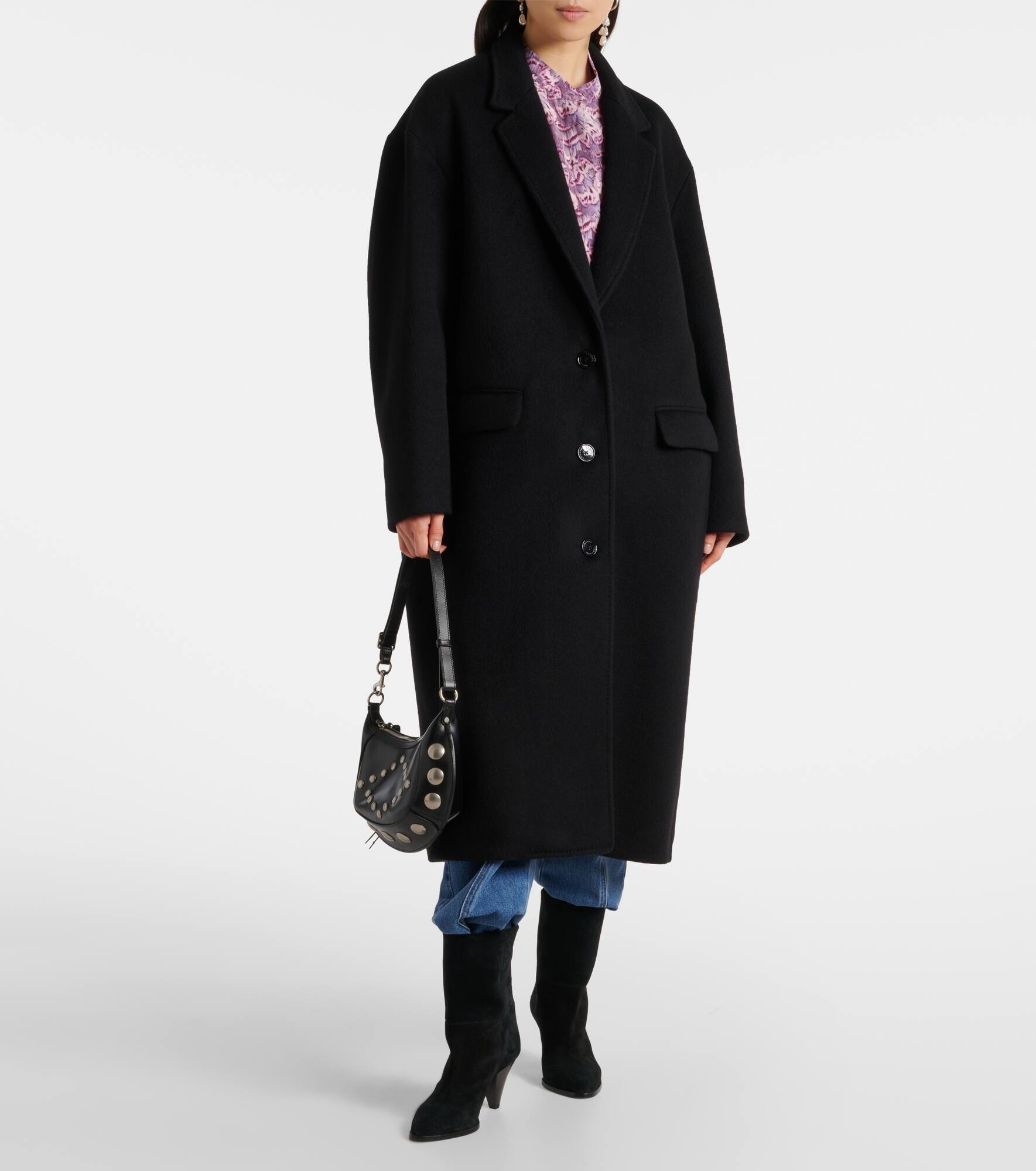 Efezia wool and cashmere coat - 7