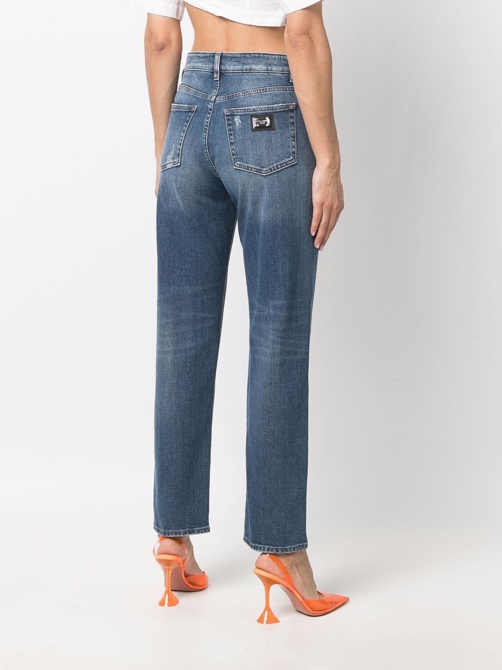 ripped-detail denim jeans - 4