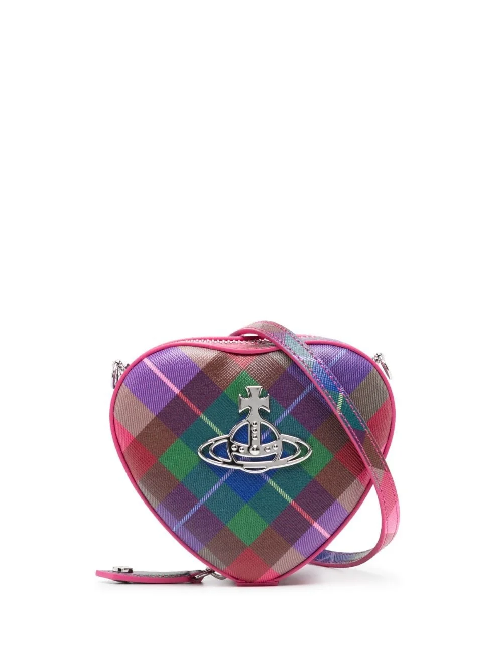 heart-shaped crossbody bag - 1