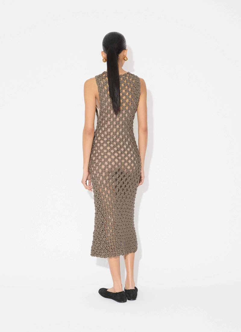Alaïa HAND KNOTTED DRESS outlook