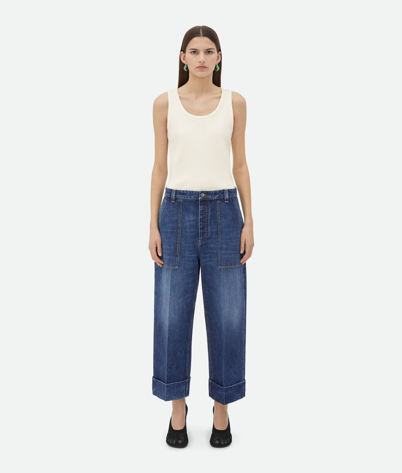 Medium Washed Cargo Denim 1