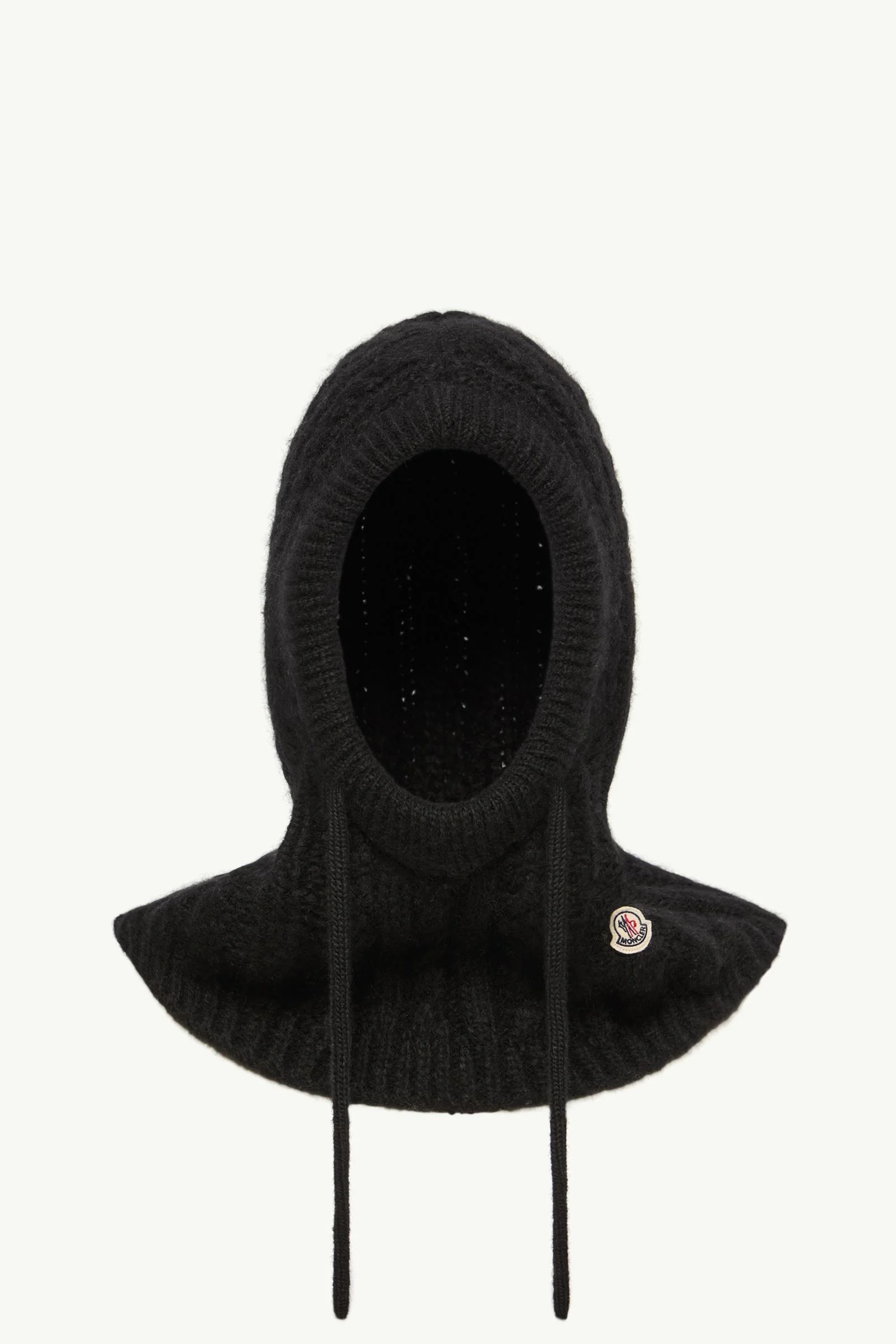 Cable Knit Alpaca Blend Balaclava - 1