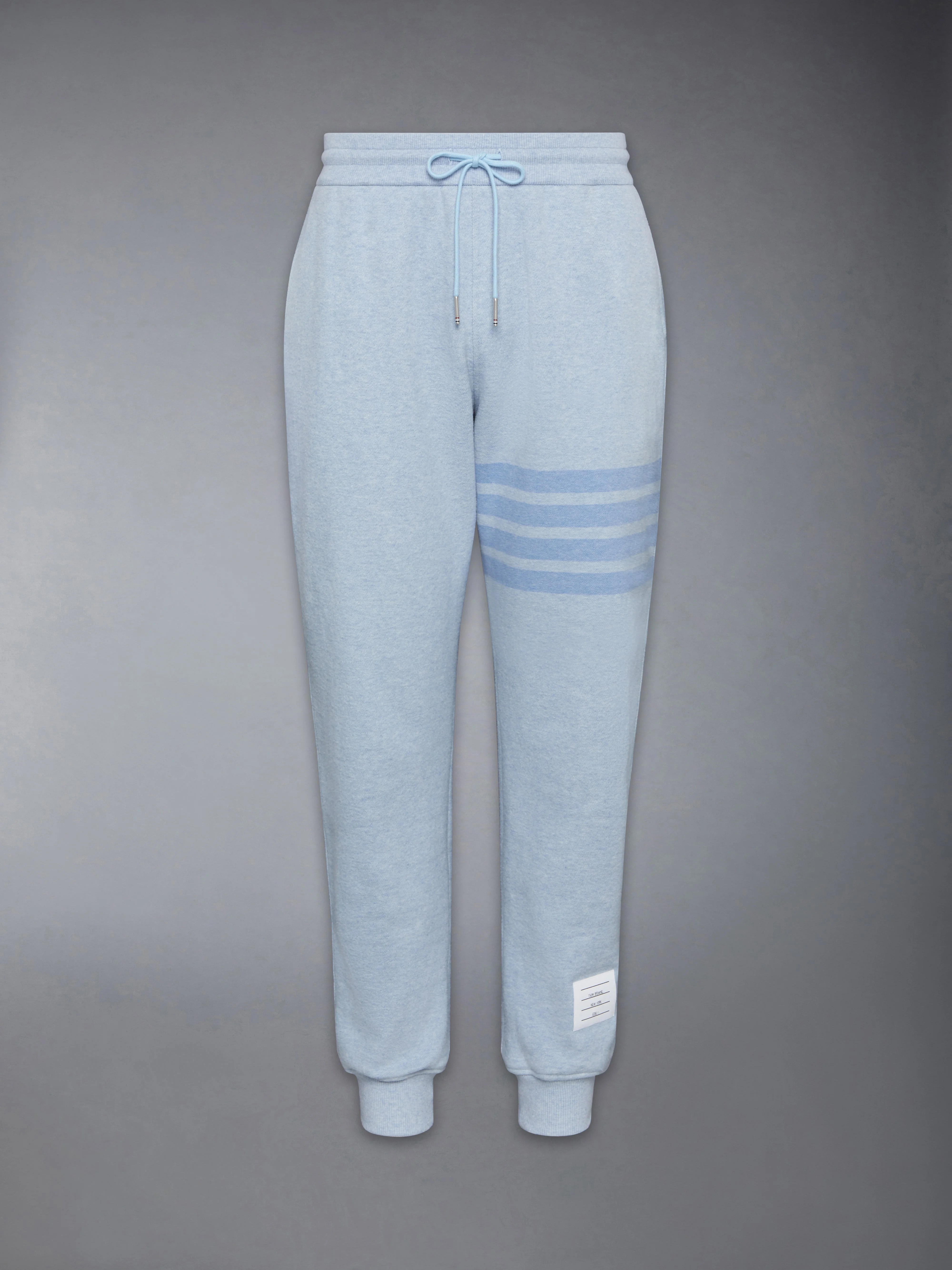 MELANGE BRUSHED LOOPBACK 4-BAR SWEATPANTS - 1