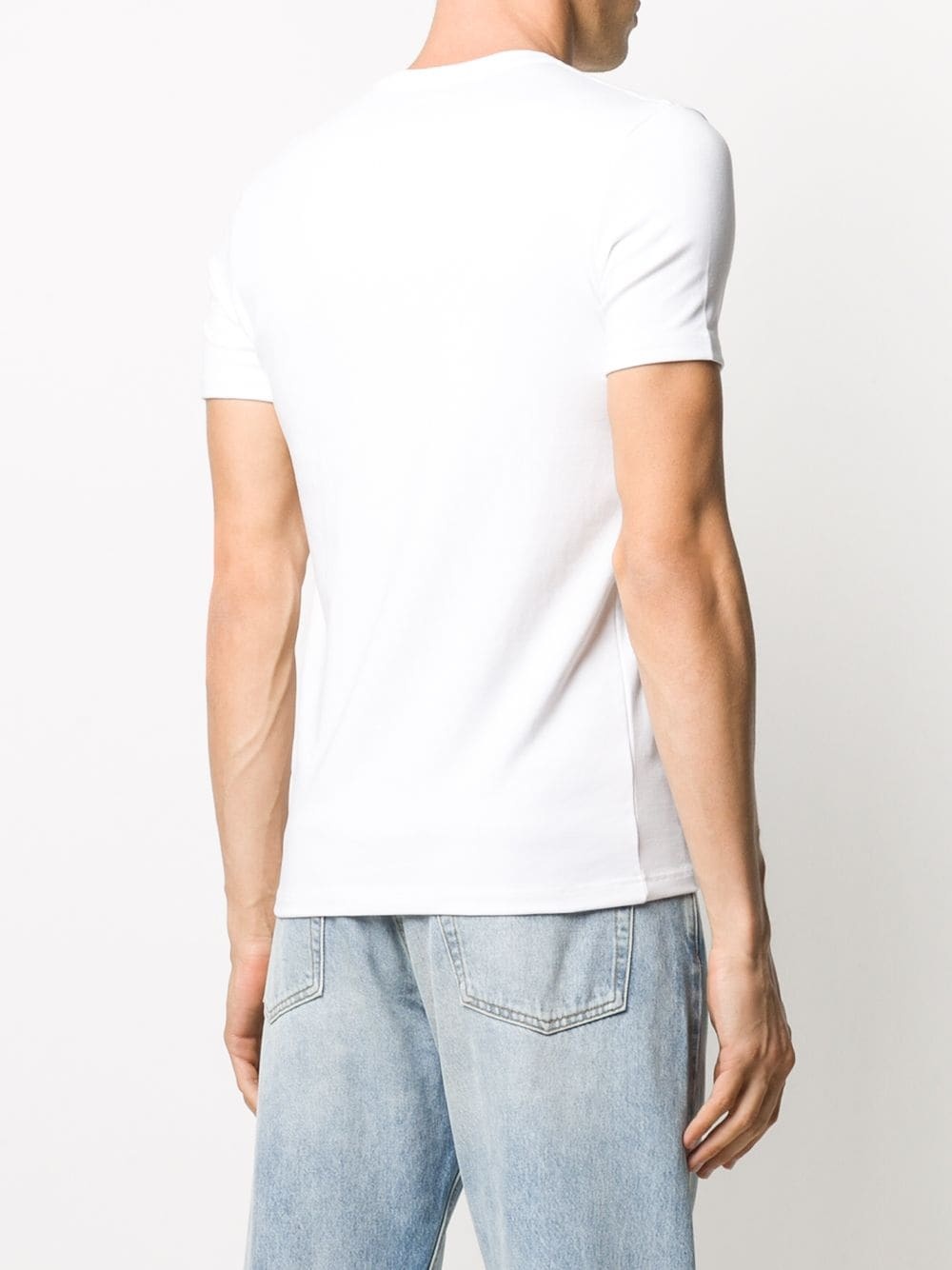 V-neck cotton T-shirt - 4